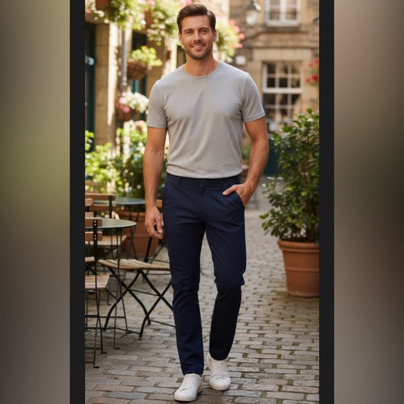 New Vuori Men’s Aim Pant 30” - S V431-S Navy Size 38 Inseam 30”